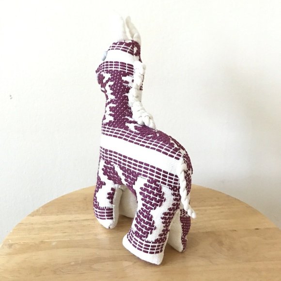 Guatemala Stuffed Giraffe Animal Horse Folk Art Toy Plush Handmade - Picture 4 of 7